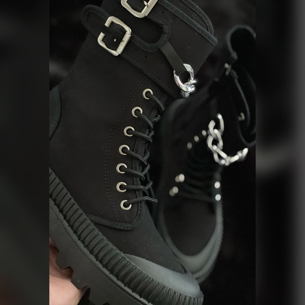 🖤 Military Canvas Boots 🖤 - Picture 6 of 9